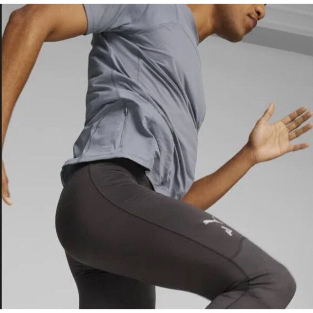 Puma Seasons Men’s Tights Black Athletic Bottoms 52325201 Medium